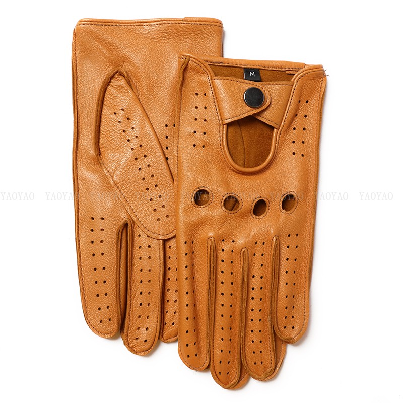 Fashion Accessories Male Sprin - Leather Driving Glove のレビューと価格