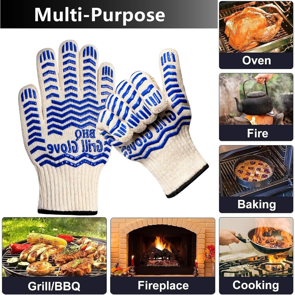 Heat Resistant Oven Gloves - B - Heat Resistant Glove のレビューと価格