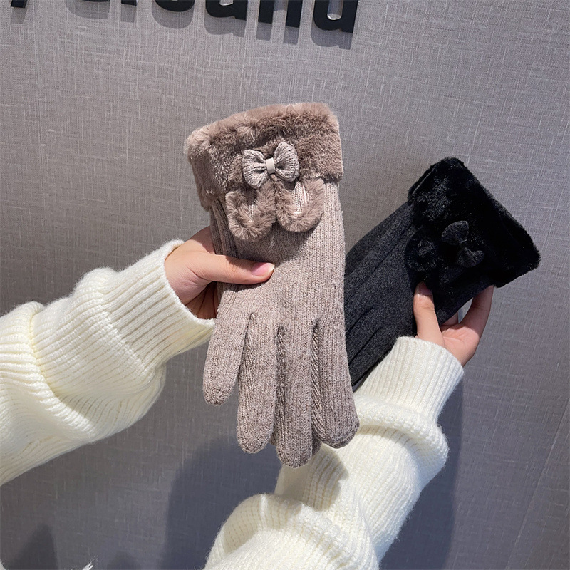 Gloves Women Wool Lined Touch  - Wool Glove Lined のレビューと価格