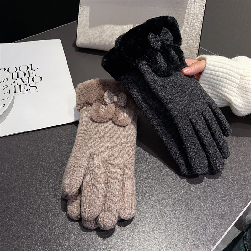 Gloves Women Wool Lined Touch  - Wool Glove Lined のレビューと価格