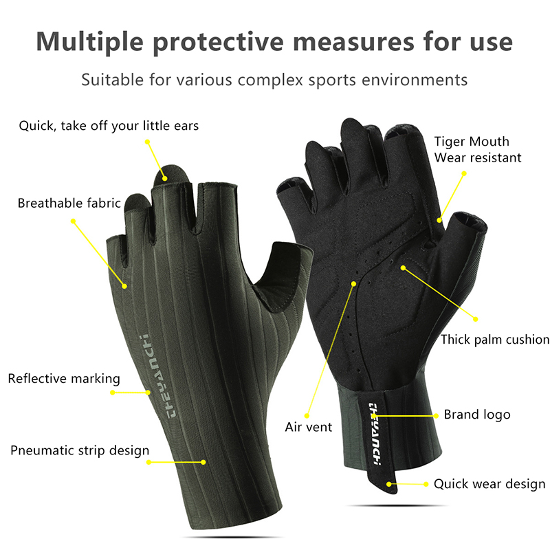 Summer Breathable Half Finger  - Cycling Glove Padded のレビューと価格