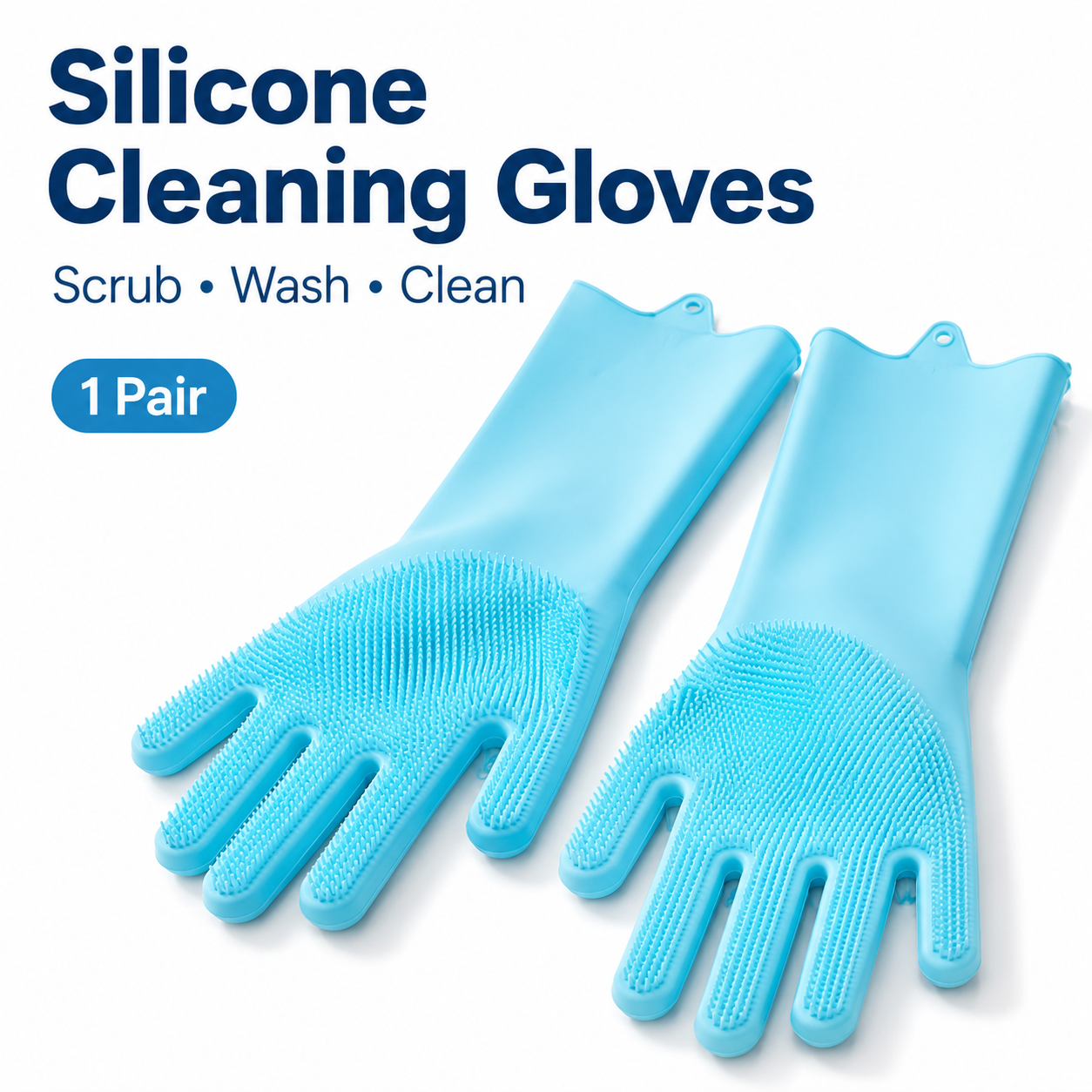 1 Pair Silicone Cleaning Glove - Dish Glove Rubber のレビューと価格