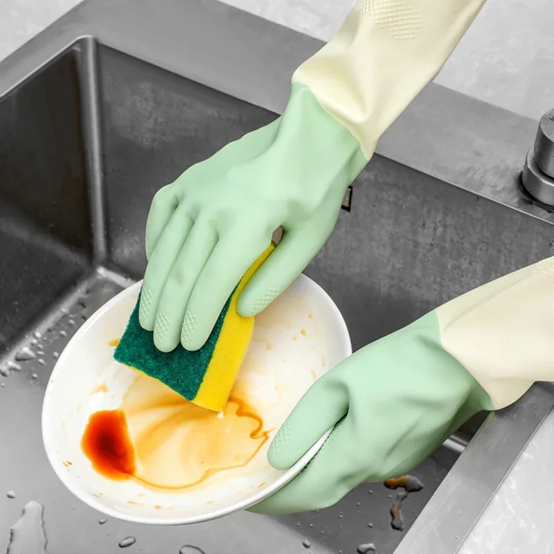 Thickened Kitchen Gloves, Dish - Dish Glove Rubber のレビューと価格