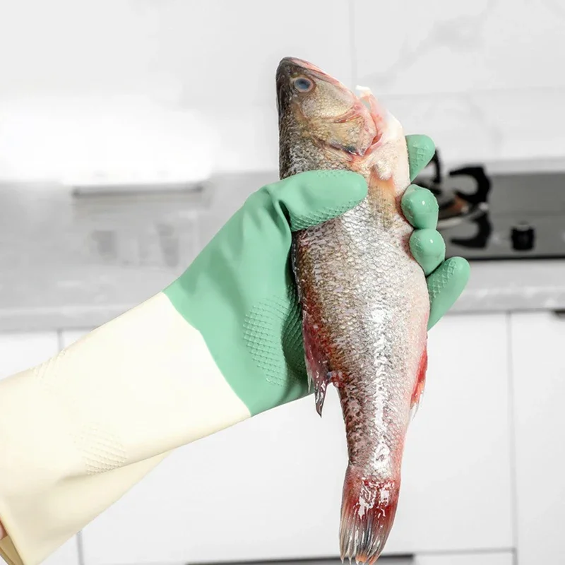 Thickened Kitchen Gloves, Dish - Dish Glove Rubber のレビューと価格