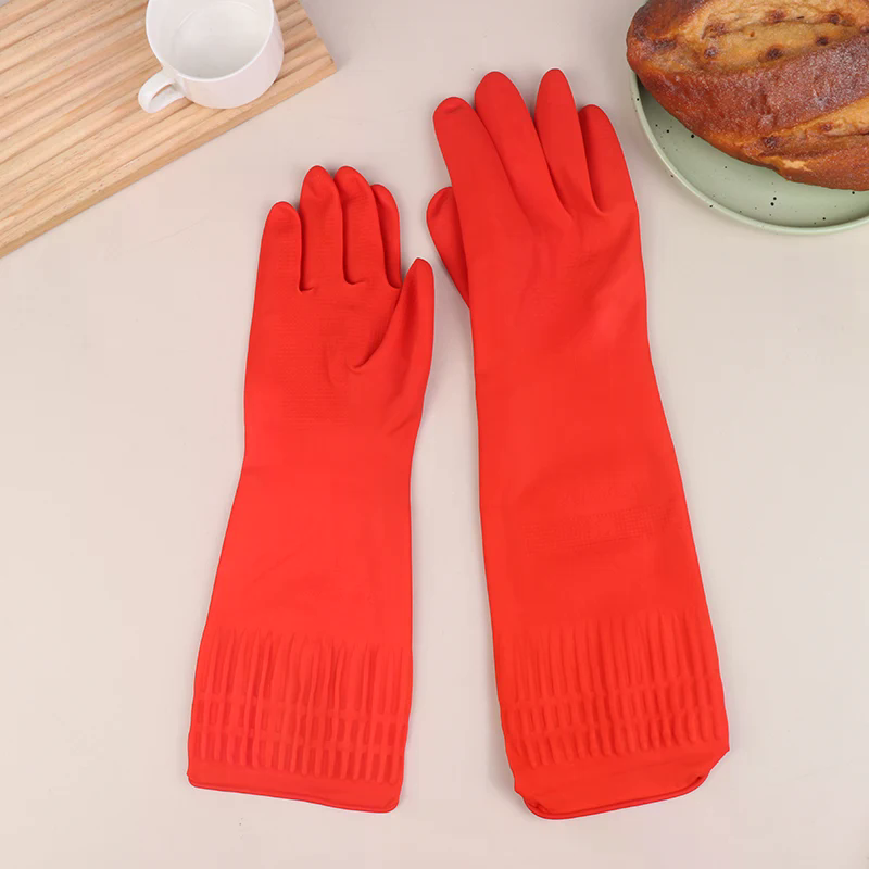 1Pair Latex Long Dish Washing  - Dish Glove Rubber のレビューと価格