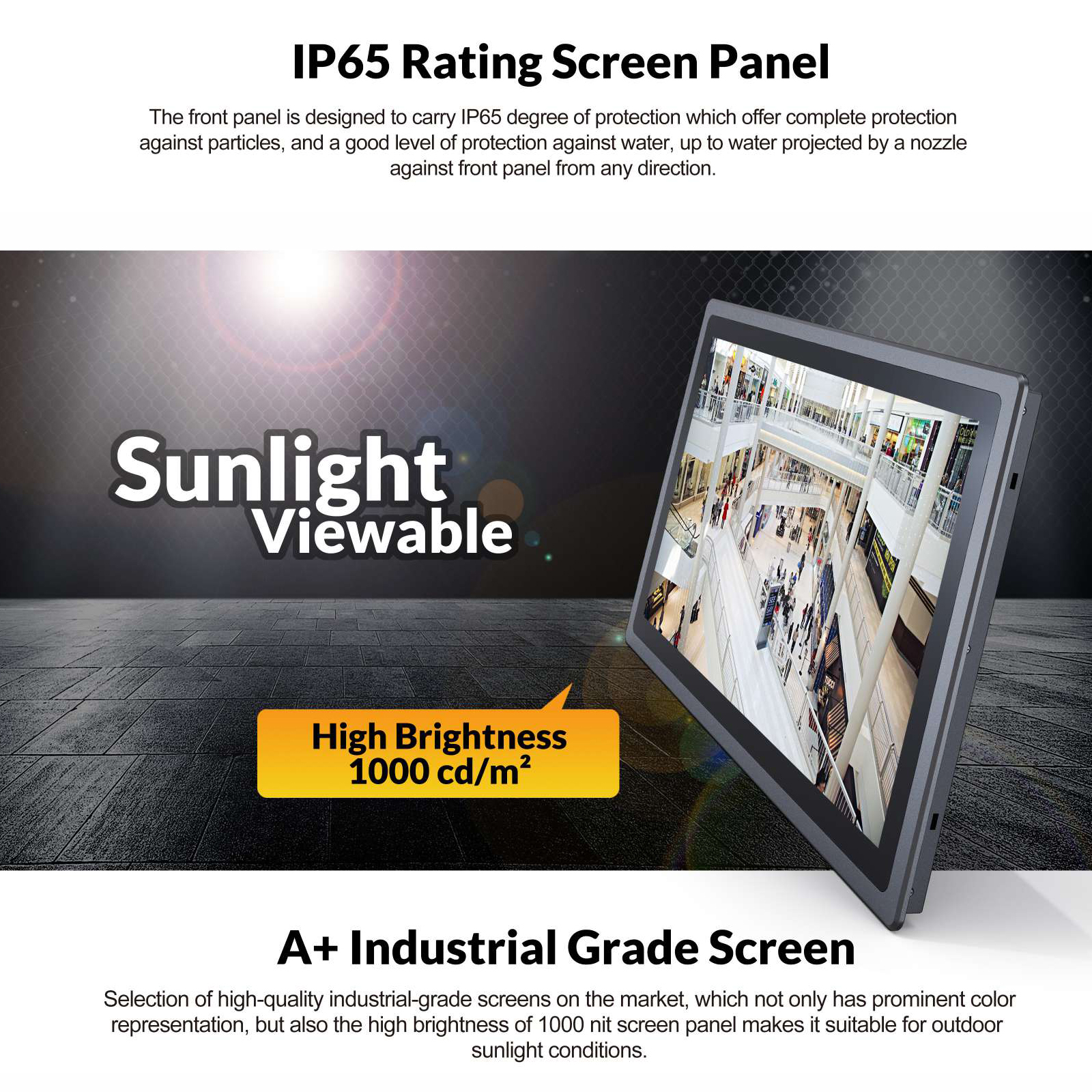 Custom IP65 Waterproof Fanless - Touchscreen Glove Capacitive のレビューと価格