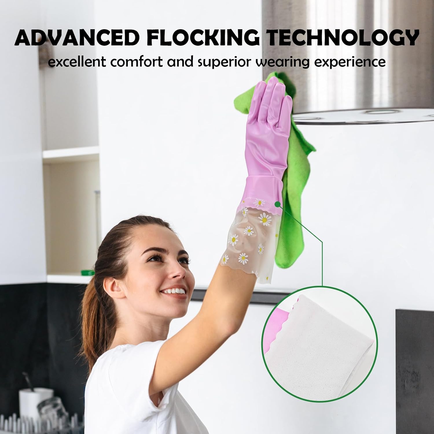 Reusable Rubber Cleaning Glove - Rubber Glove Cleaning のレビューと価格