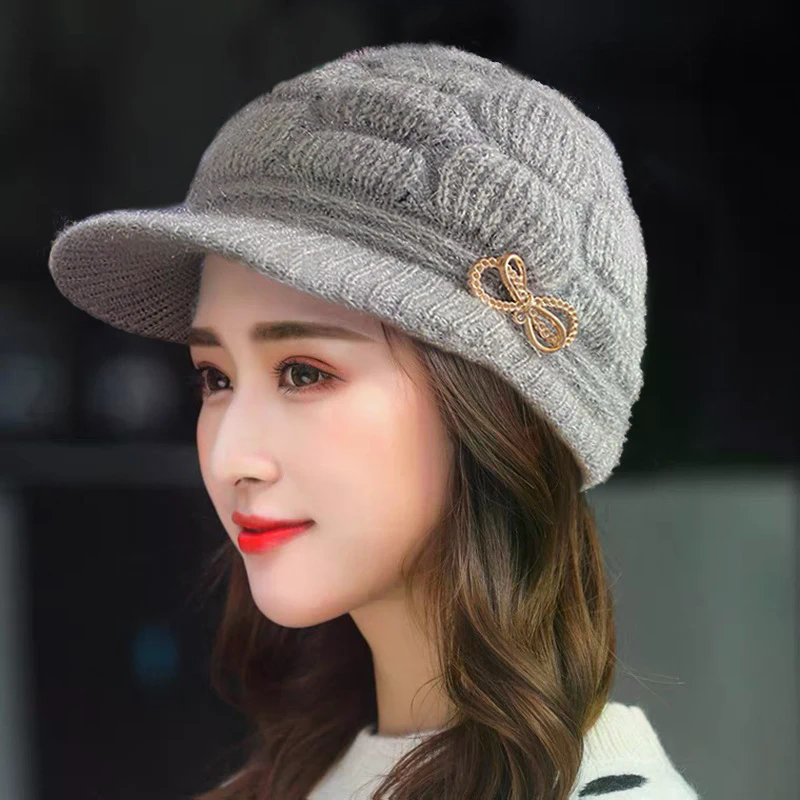Winter Warm Hat Knitted Hat Ca - Wool Glove Lined のレビューと価格