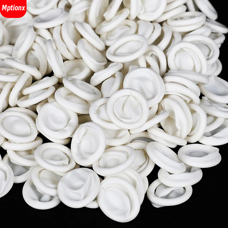 100PCS Disposable Finger Cover - Latex Disposable Glove のレビューと価格