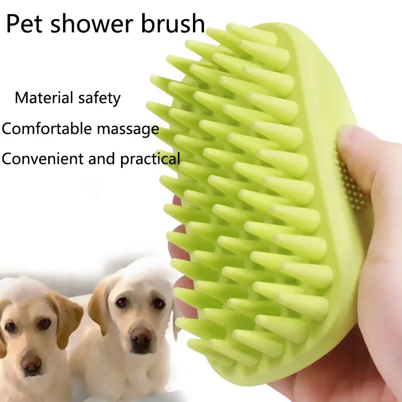 Pet Bath Brush Rubber Comb Hai - Rubber Glove Cleaning のレビューと価格