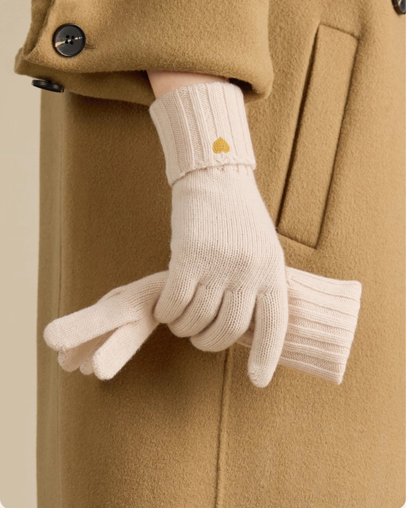 100% Wool Winter Beanie Hat Sc - Wool Glove Lined のレビューと価格