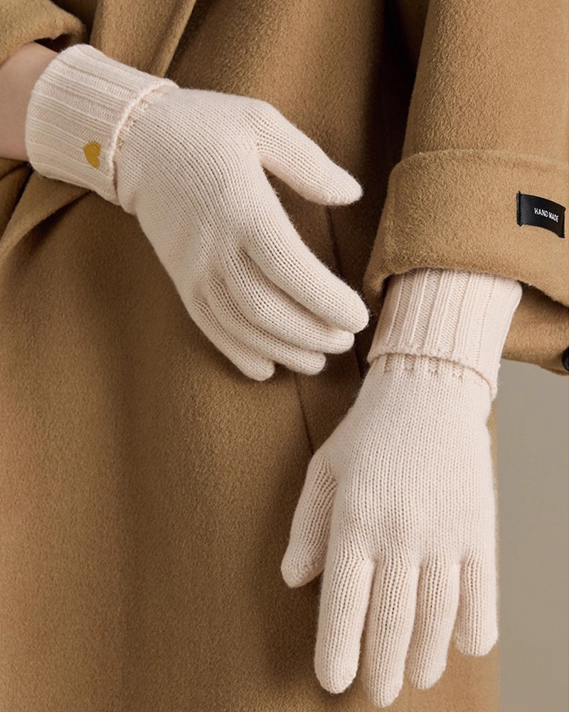 100% Wool Winter Beanie Hat Sc - Wool Glove Lined のレビューと価格
