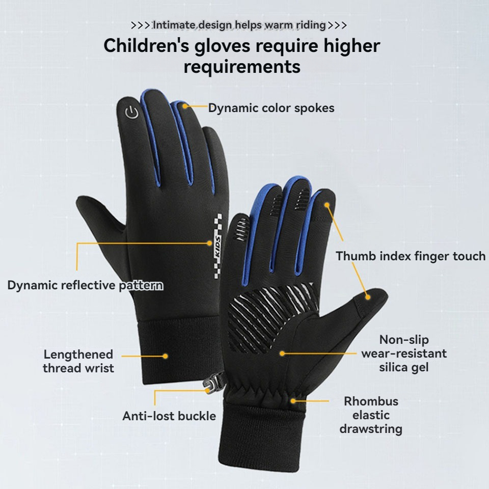 GTUBIKE Children's Gloves Touc - Ski Glove Waterproof のレビューと価格