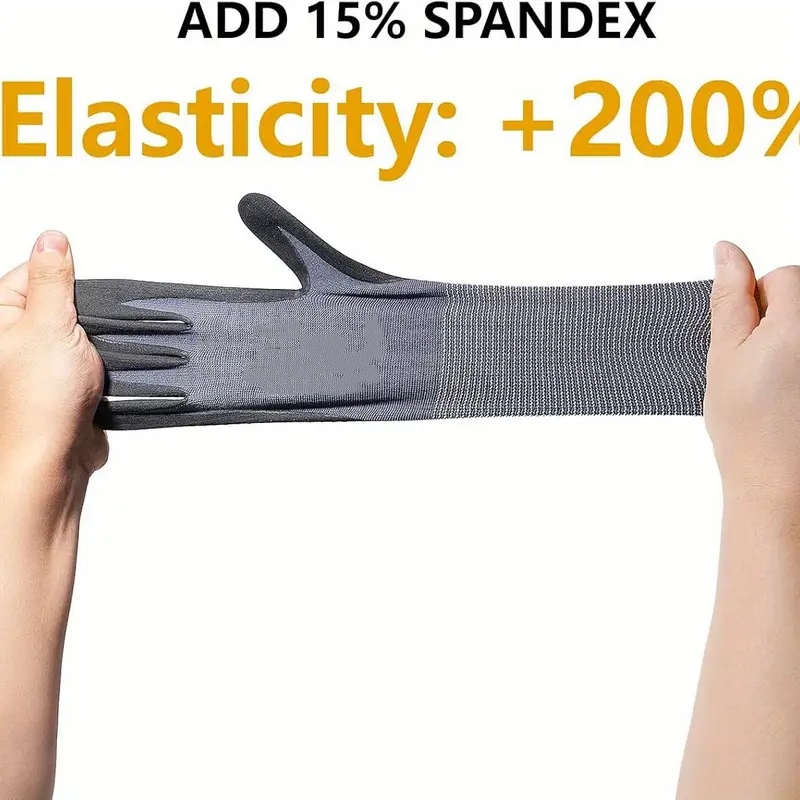 Micro-Foam Safety Work Gloves  - Nitrile Mechanic Glove のレビューと価格