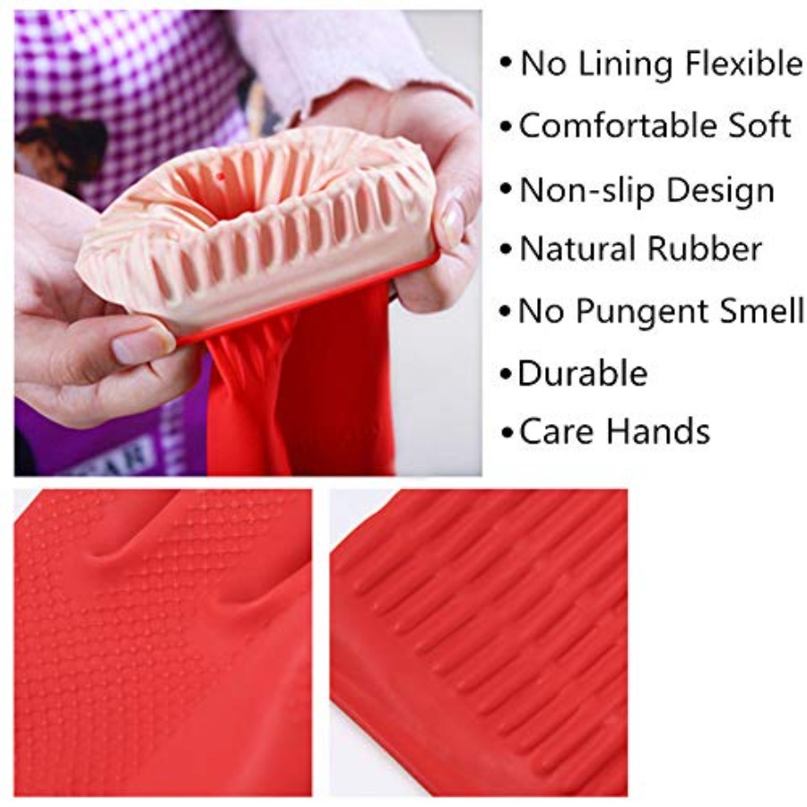 Rubber Cleaning Gloves Kitchen - Rubber Glove Cleaning のレビューと価格