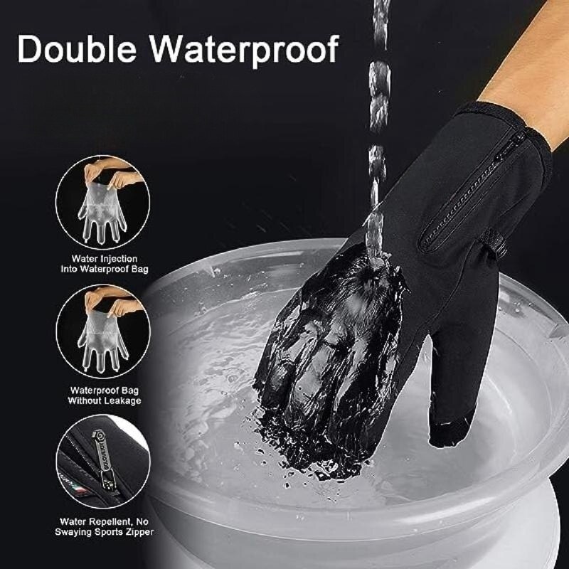 Winter Warm Gloves Men Women T - Leather Driving Glove のレビューと価格