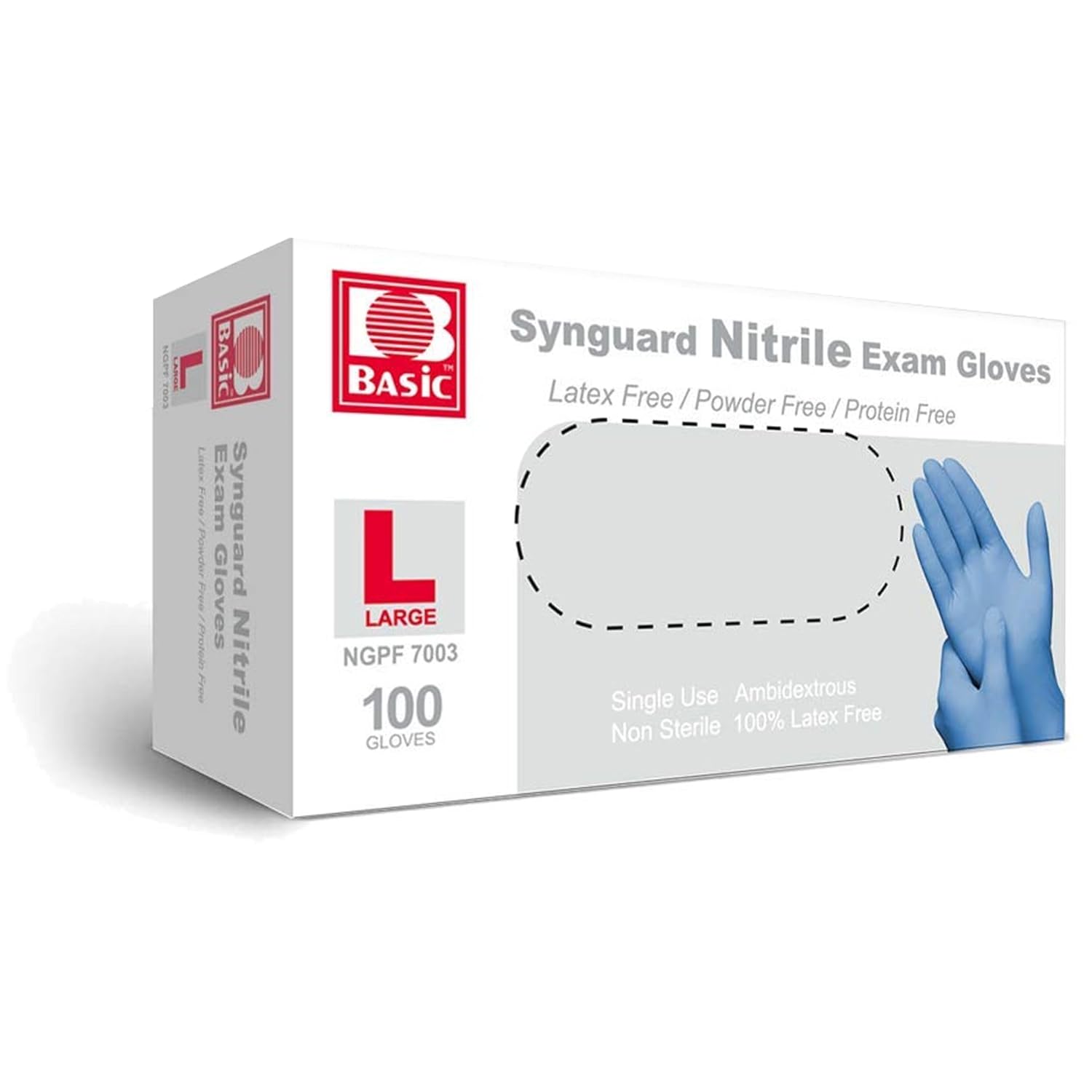 Latex-Free Blue Nitrile Exam G - Exam Glove Nitrile のレビューと価格