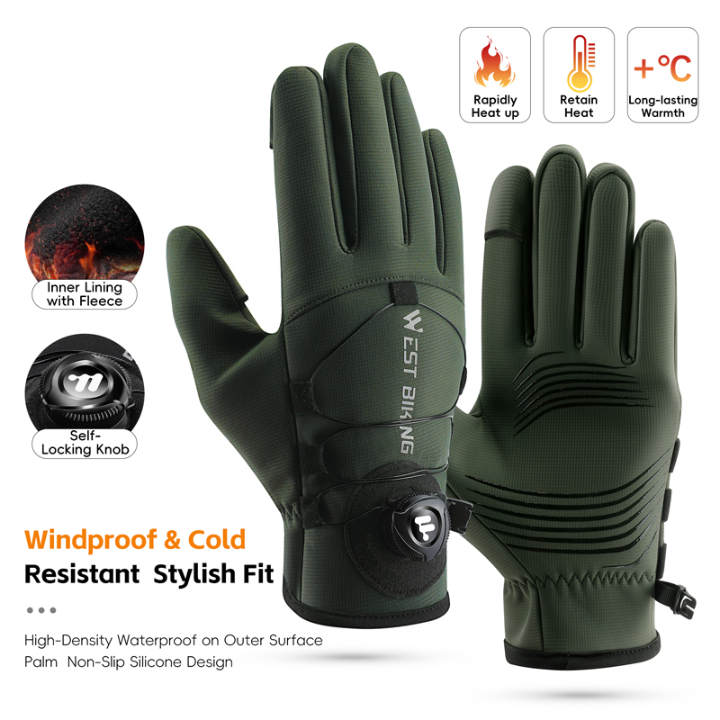Winter Bike Gloves Magnetic Qu - Winter Glove Insulated のレビューと価格