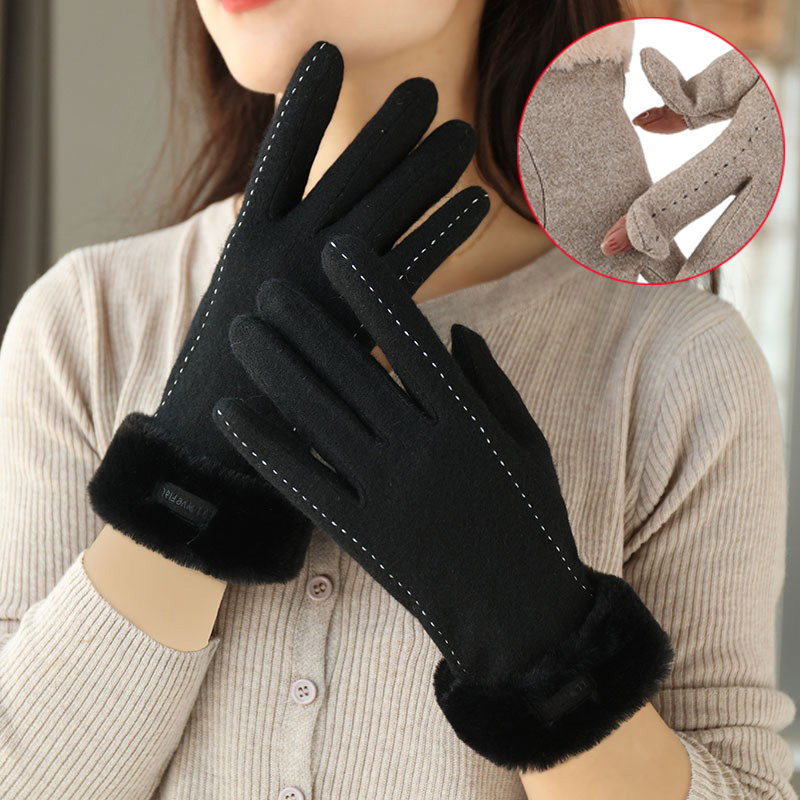 Women Winter Gloves Flip Top F - Wool Glove Lined のレビューと価格