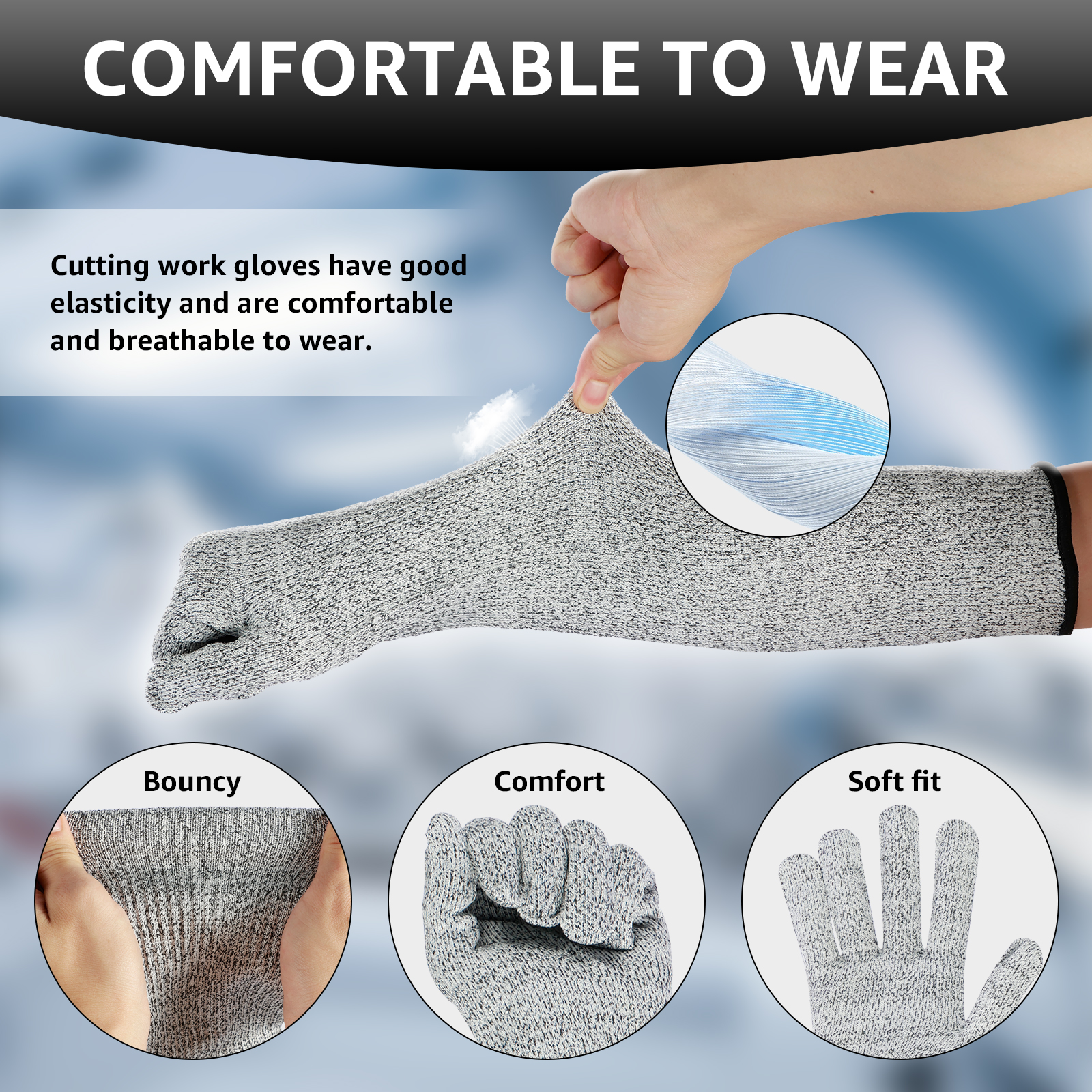 Breathable HPPE Cut Resistant  - Cut Resistant Glove のレビューと価格