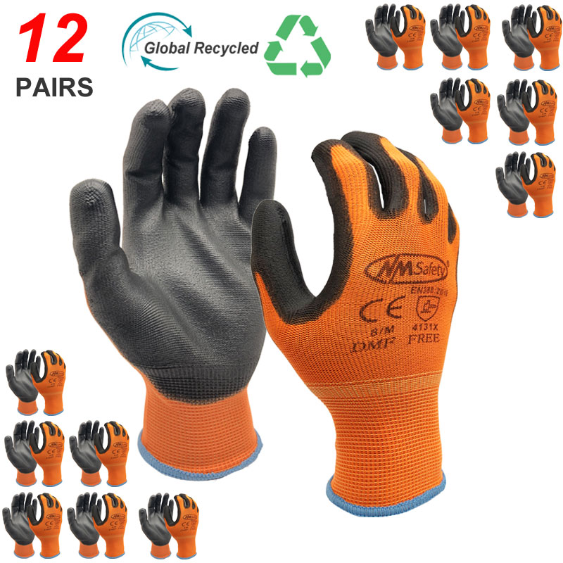 NMSafety 12 Pairs Work Gloves  - Nitrile Mechanic Glove のレビューと価格