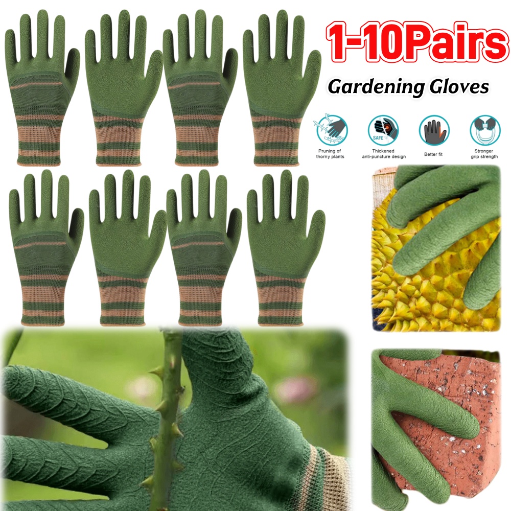 1-10Pairs Gardening Gloves Wat - Gardening Glove Waterproof のレビューと価格