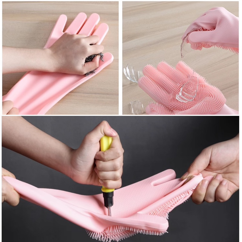 Dishwashing Cleaning Gloves Ma - Dish Glove Rubber のレビューと価格