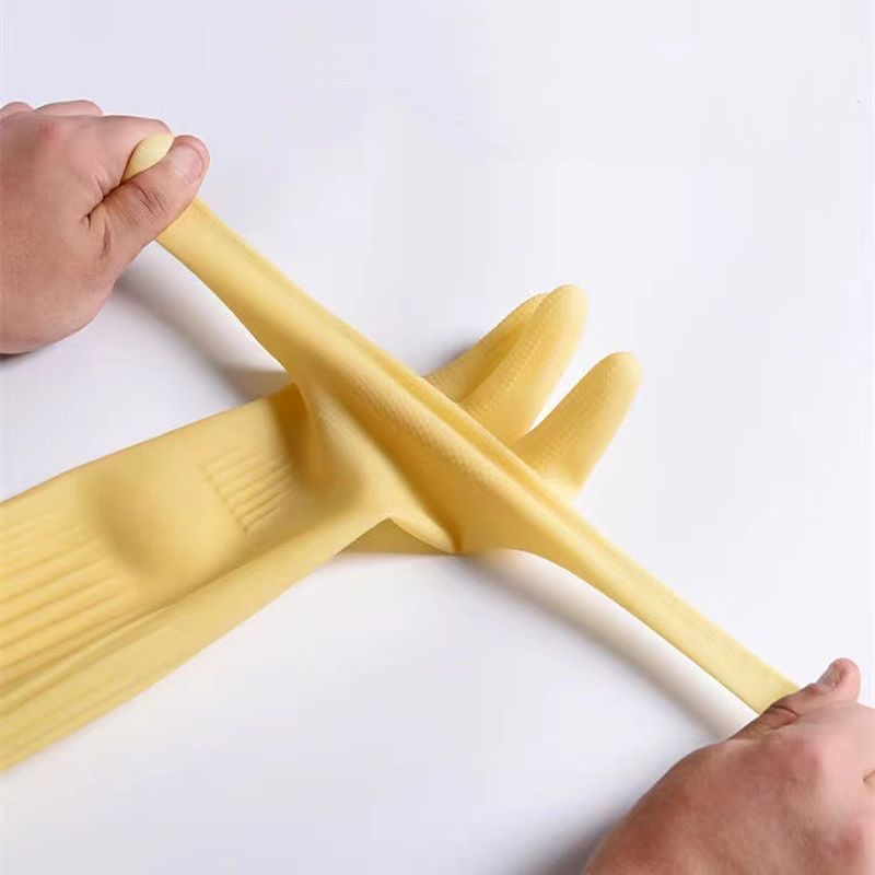 Long Reusable Rubber Dishwashi - Dish Glove Rubber のレビューと価格