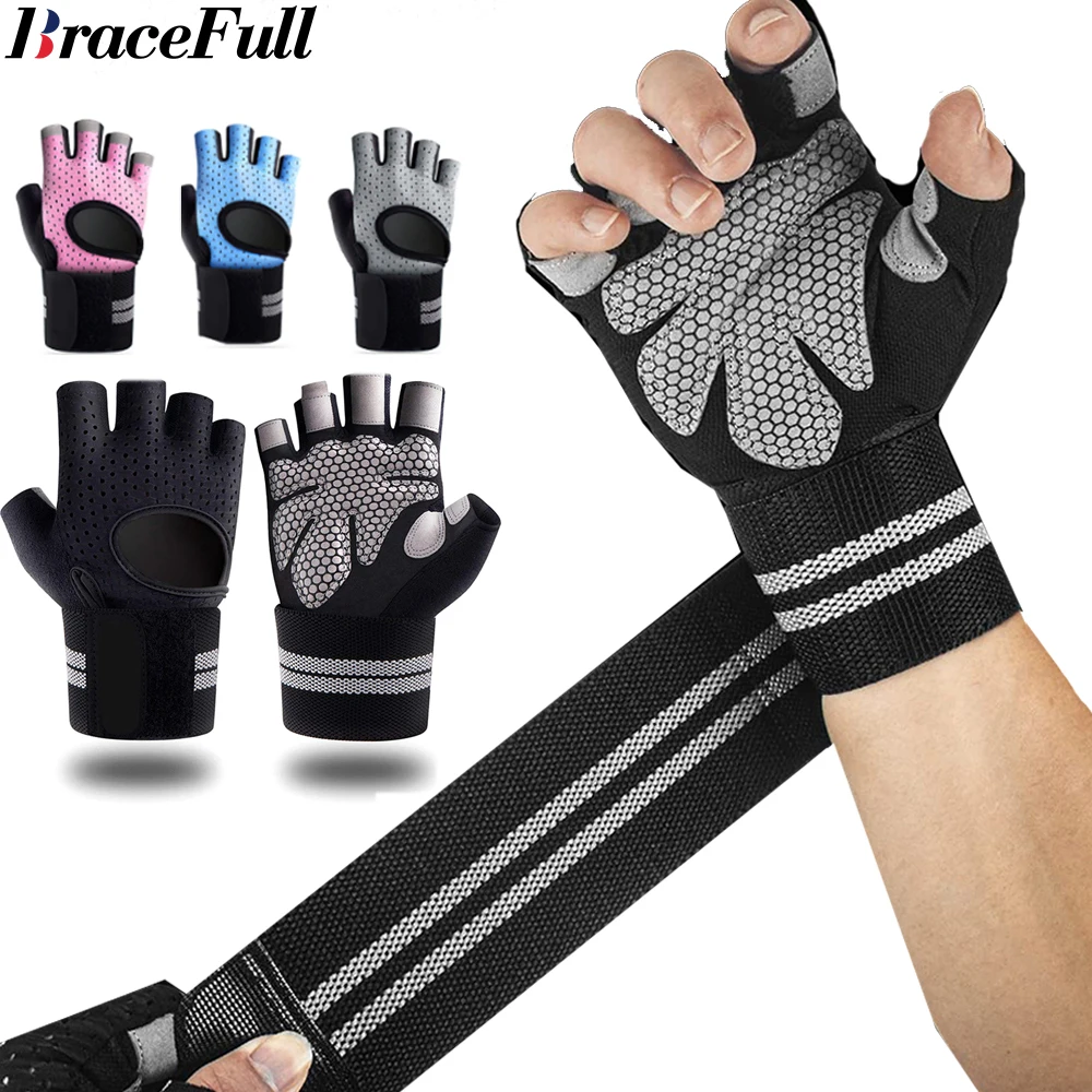 1Pair Half Finger Gym Fitness  - Workout Glove Gym のレビューと価格