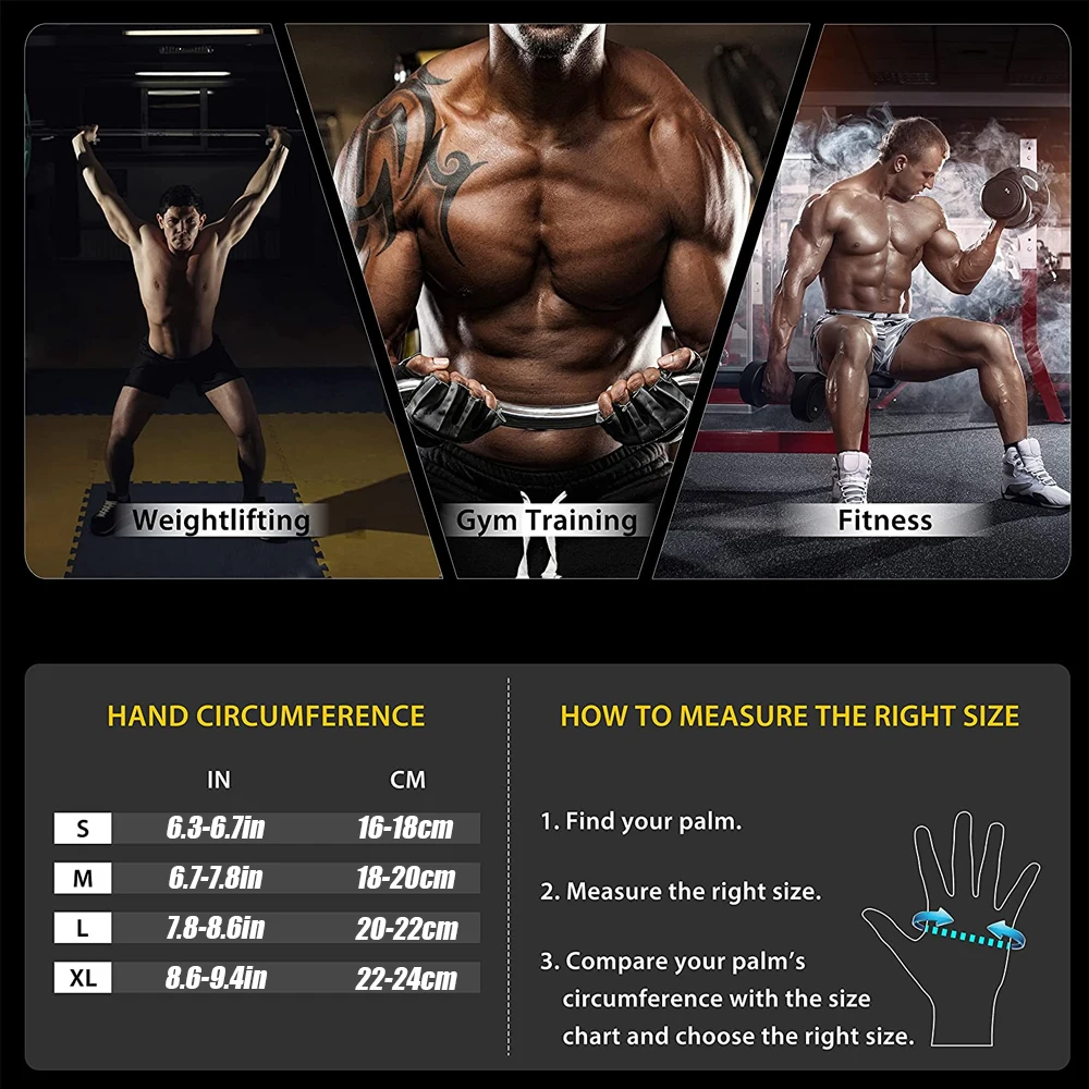 1Pair Half Finger Gym Fitness  - Workout Glove Gym のレビューと価格