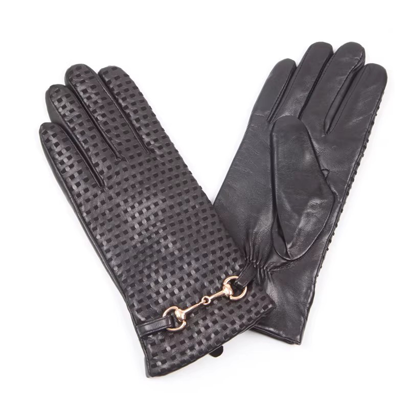 Autumn Winter Real Leather Glo - Wool Glove Lined のレビューと価格