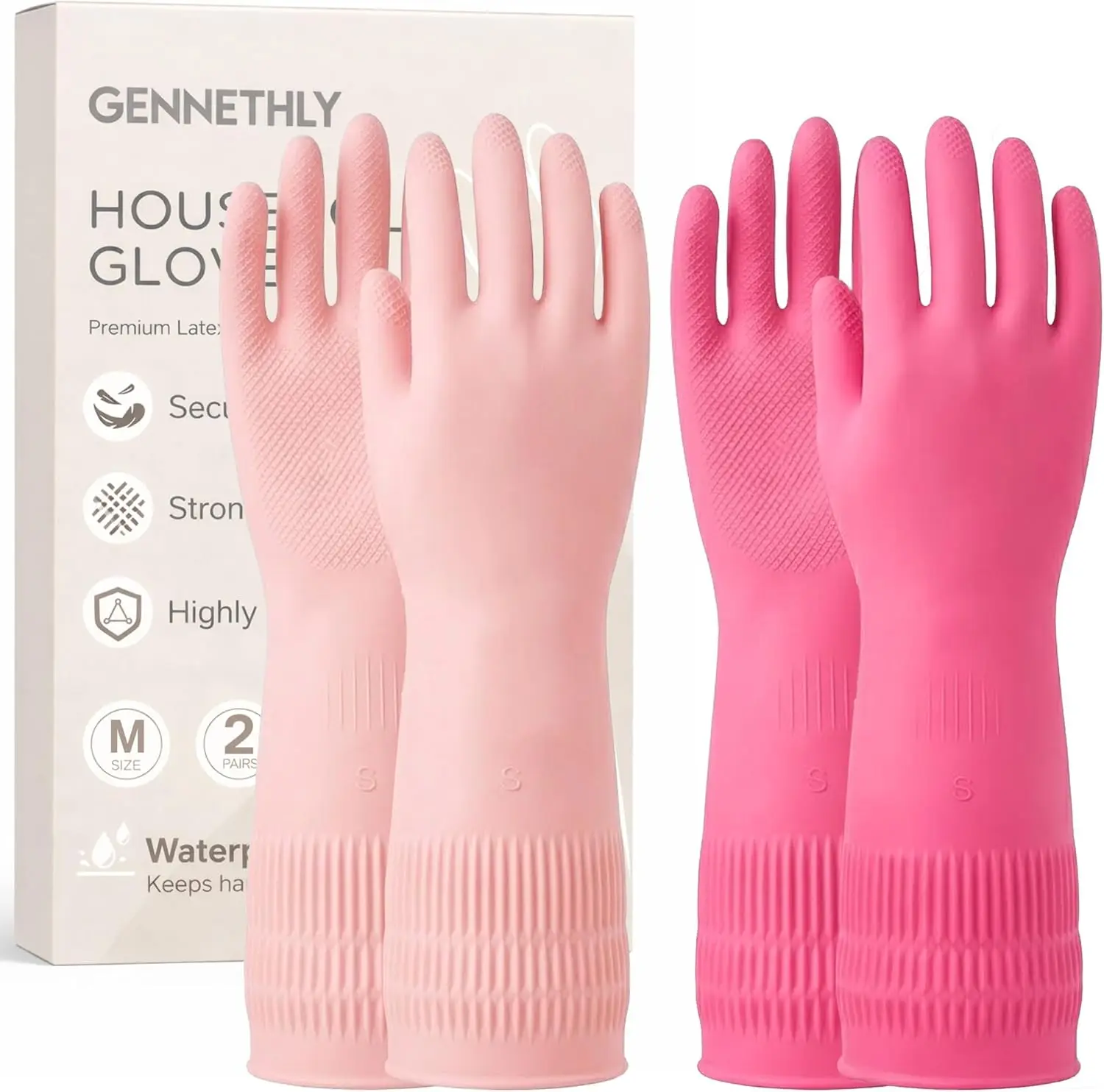 Reusable Rubber Dishwashing Gl - Rubber Glove Cleaning のレビューと価格