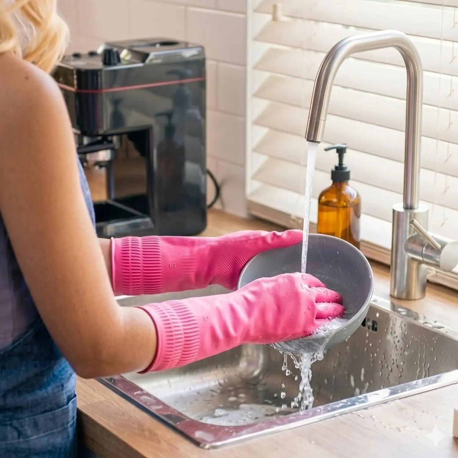 Reusable Rubber Dishwashing Gl - Rubber Glove Cleaning のレビューと価格