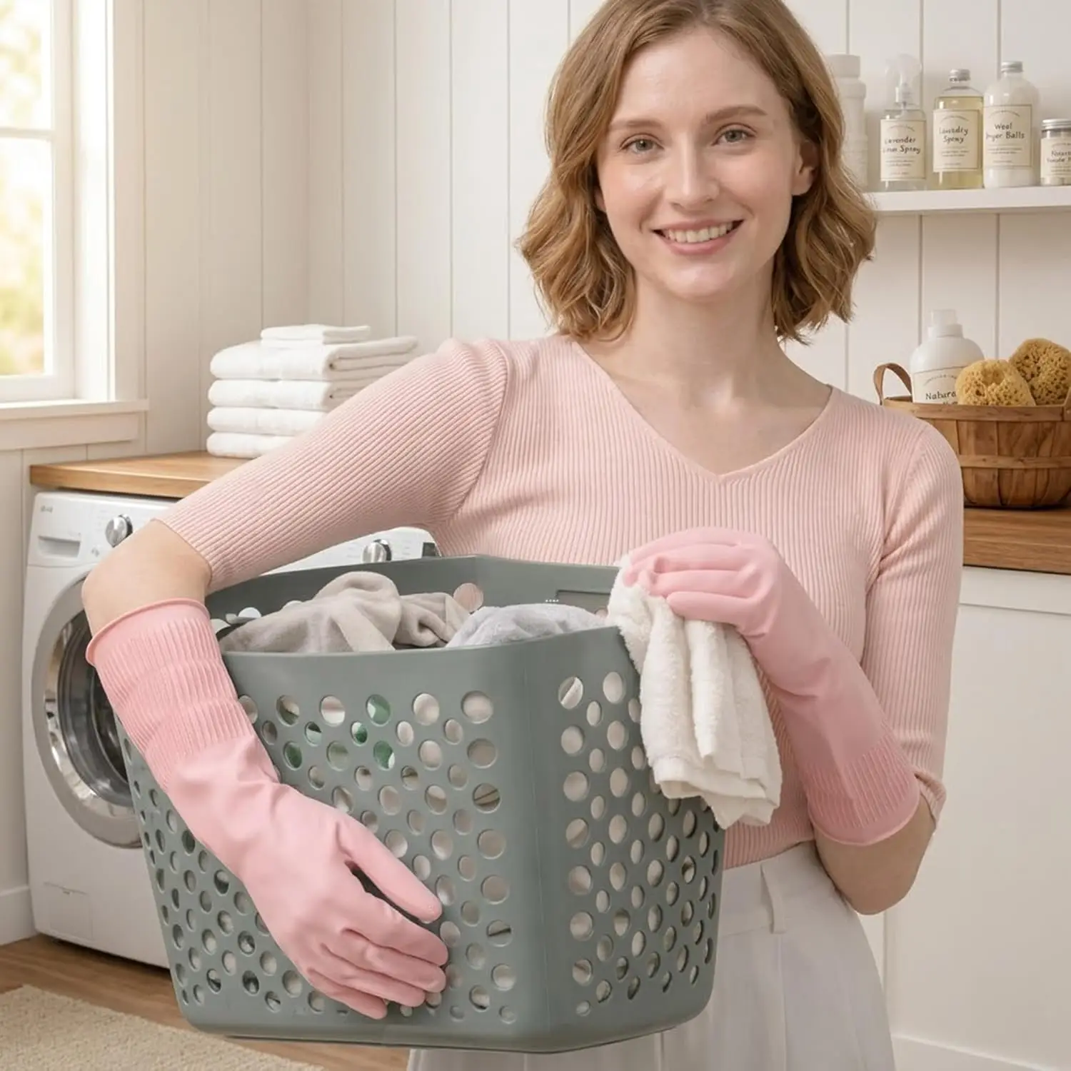 Reusable Rubber Dishwashing Gl - Rubber Glove Cleaning のレビューと価格