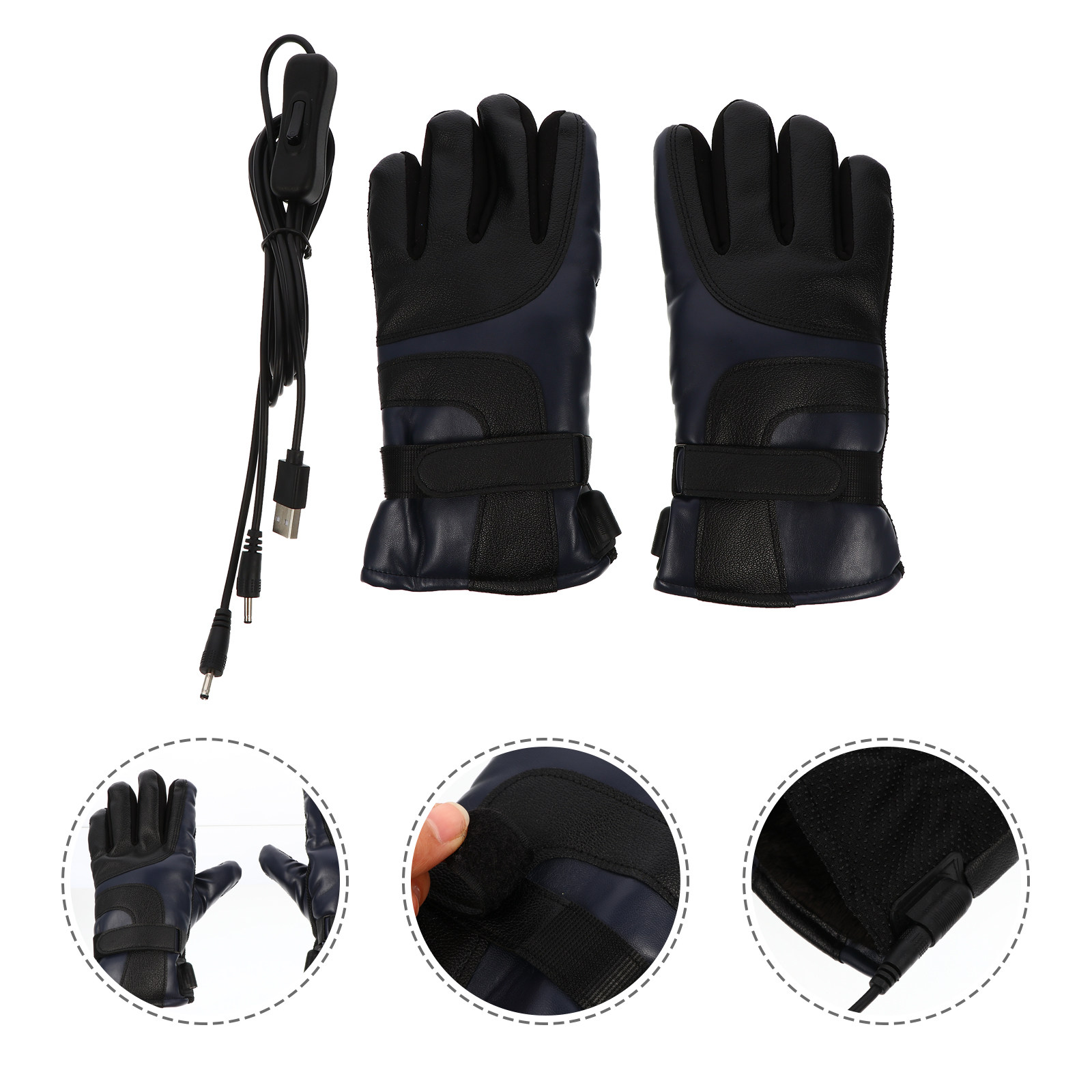 1Pair USB Electric Heated Glov - Winter Glove Insulated のレビューと価格