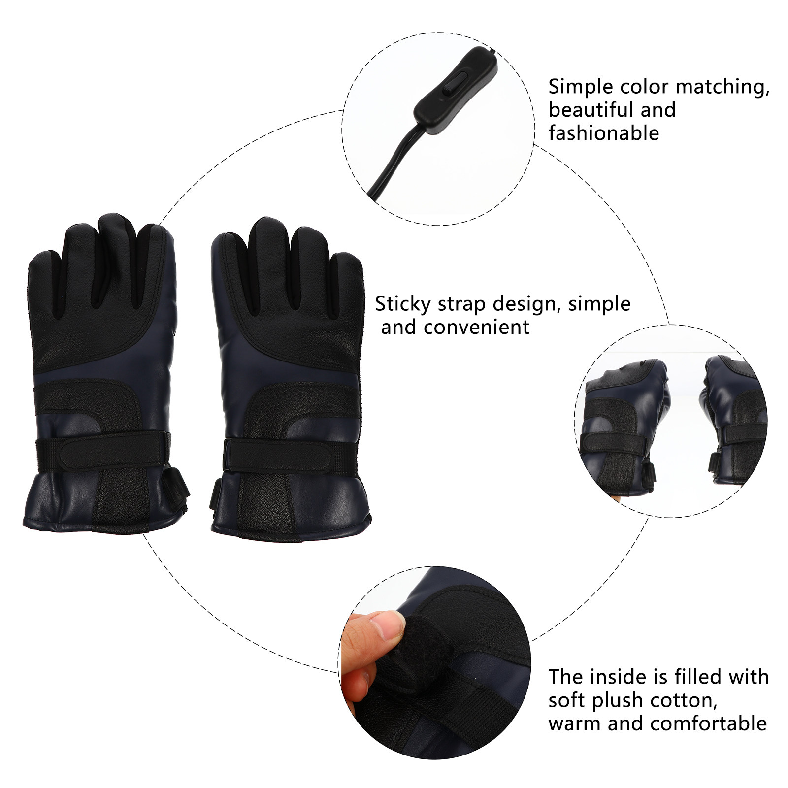 1Pair USB Electric Heated Glov - Winter Glove Insulated のレビューと価格