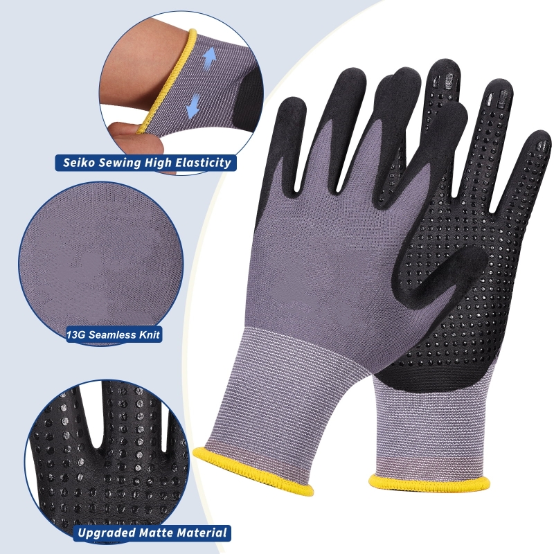 Micro-Foam Nitrile Coated Safe - Nitrile Mechanic Glove のレビューと価格
