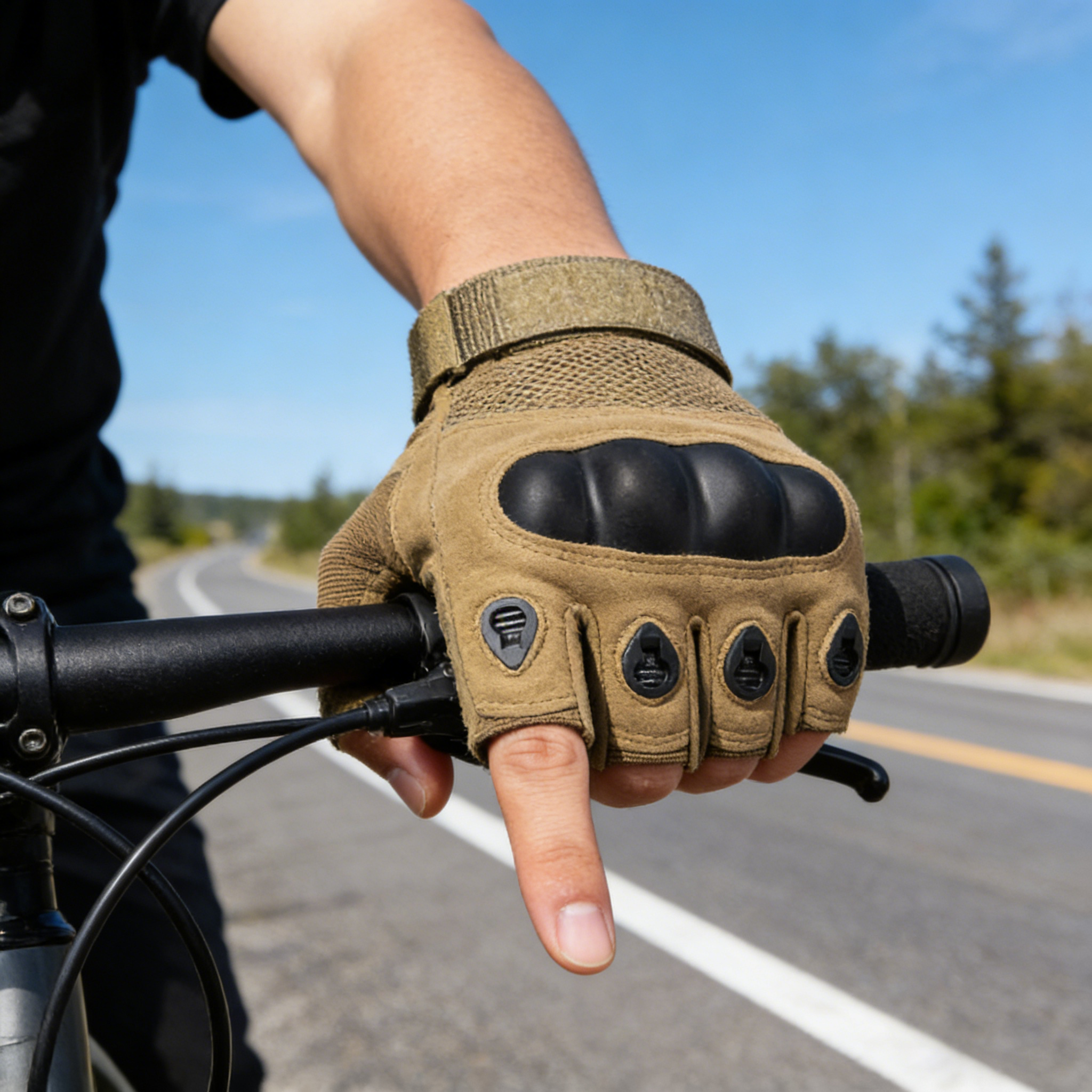 Tactical Hard Knuckle Half Fin - Motorcycle Glove Knuckle のレビューと価格