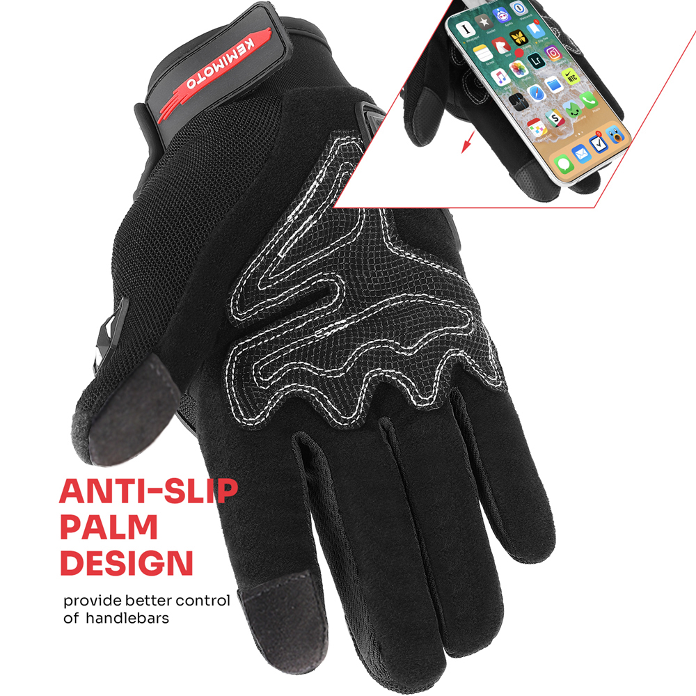 KEMITOUR Summer Motorcycle Glo - Cycling Glove Padded のレビューと価格